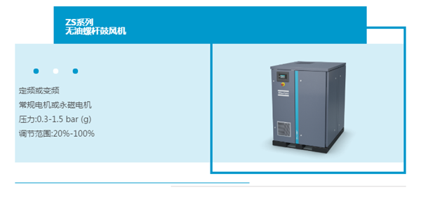 ZS系列無油螺桿鼓風(fēng)機